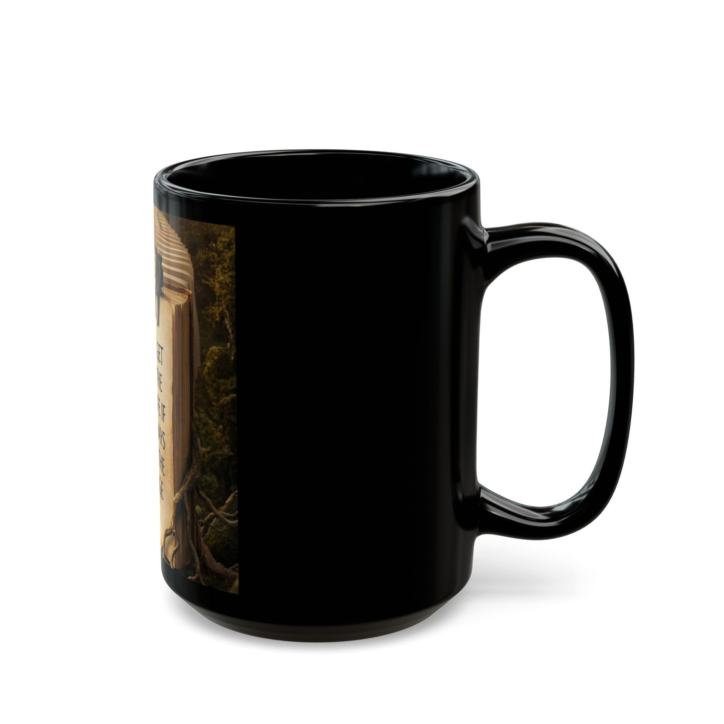 Motivational Book Quote Coffee Mug — "You Can't Get Through the Book of Life..." (11oz/15oz)