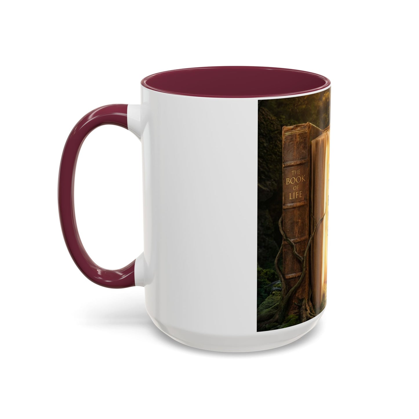 Inspirational Book Quote Mug — "You Can't Get Through the Book of Life if You're Always Stuck on the Same Page" (11oz/15oz)