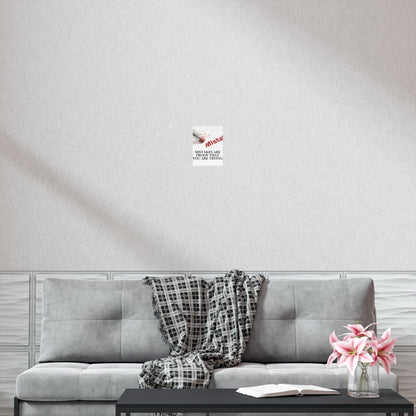 Inspirational Poster - "Mistakes Are Proof That You Are Trying" Motivational Wall Art
