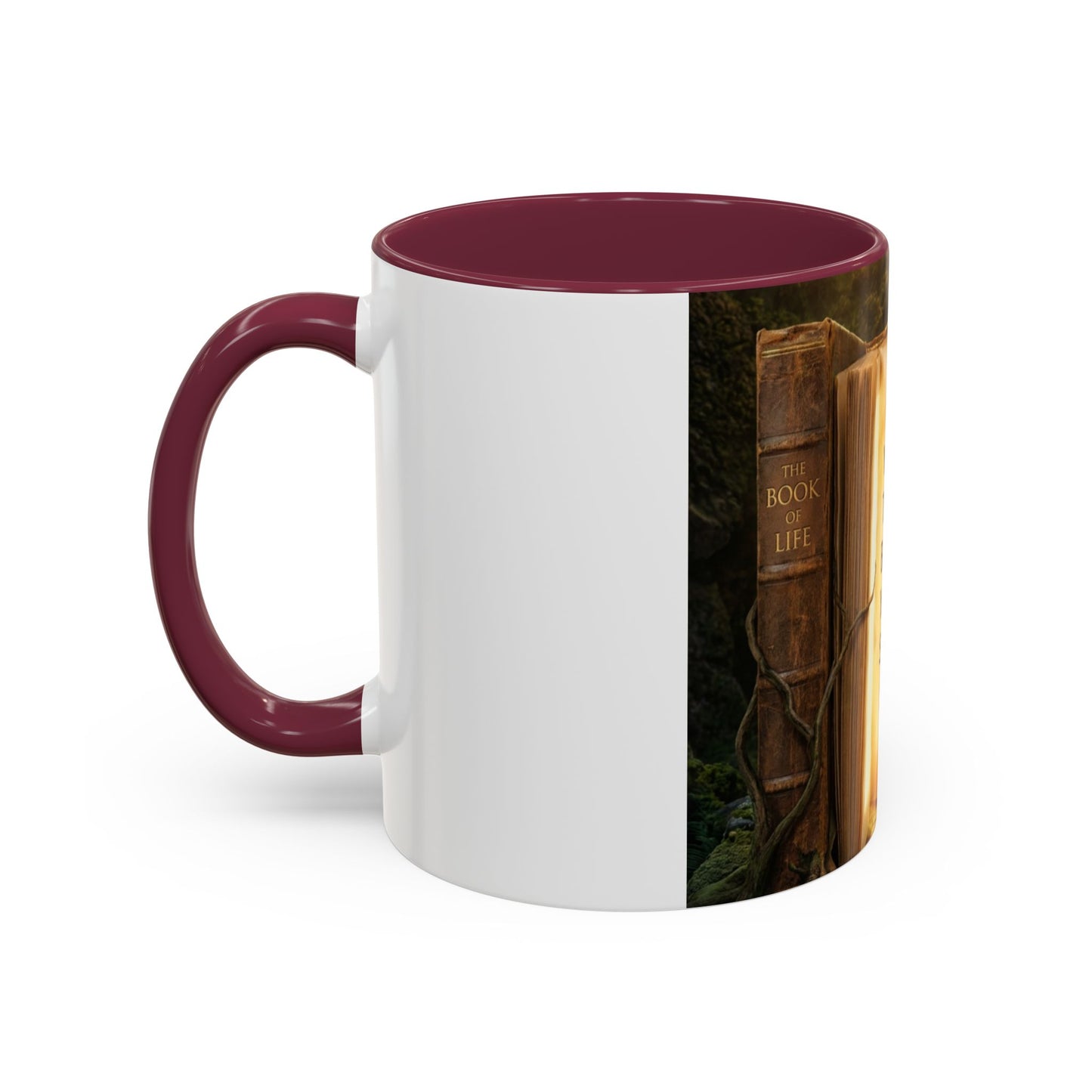 Inspirational Book Quote Mug — "You Can't Get Through the Book of Life if You're Always Stuck on the Same Page" (11oz/15oz)