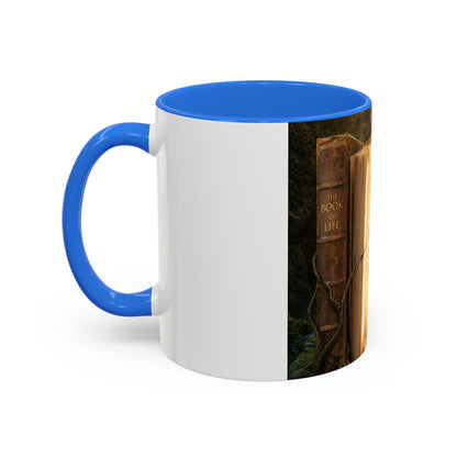 Inspirational Book Quote Mug — "You Can't Get Through the Book of Life if You're Always Stuck on the Same Page" (11oz/15oz)