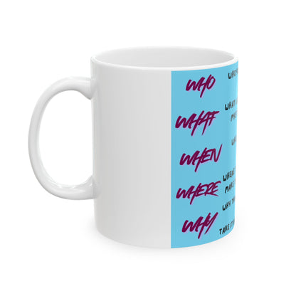 Inspirational Quote Ceramic Mug (11oz) – Motivational Morning Coffee Cup