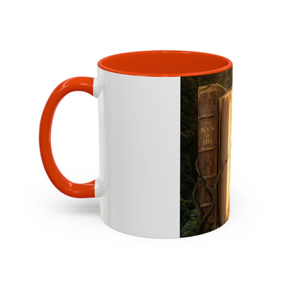Inspirational Book Quote Mug — "You Can't Get Through the Book of Life if You're Always Stuck on the Same Page" (11oz/15oz)
