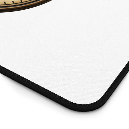 Inspirational Clock Desk Mat — “The Only Time You Run Out Of Chances Is When You Stop Taking Them”