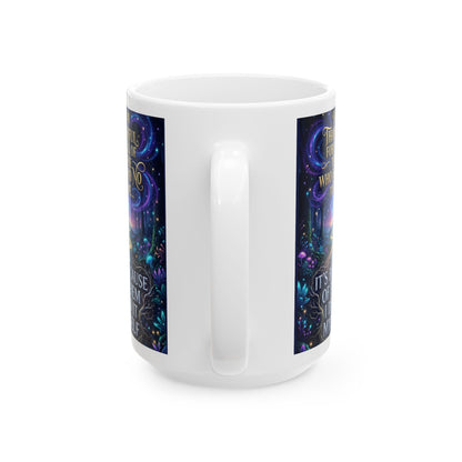 Inspirational Ceramic Mug — "I Am Thankful For All Those Who Said No to Me..."