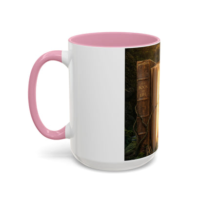 Inspirational Book Quote Mug — "You Can't Get Through the Book of Life if You're Always Stuck on the Same Page" (11oz/15oz)
