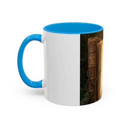 Inspirational Book Quote Mug — "You Can't Get Through the Book of Life if You're Always Stuck on the Same Page" (11oz/15oz)