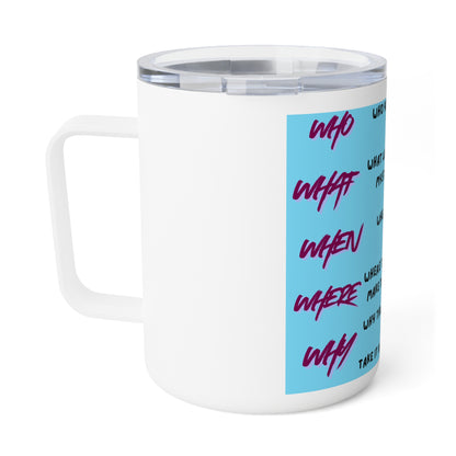 Inspirational Quote 10oz Insulated Coffee Mug — Encouragement Design