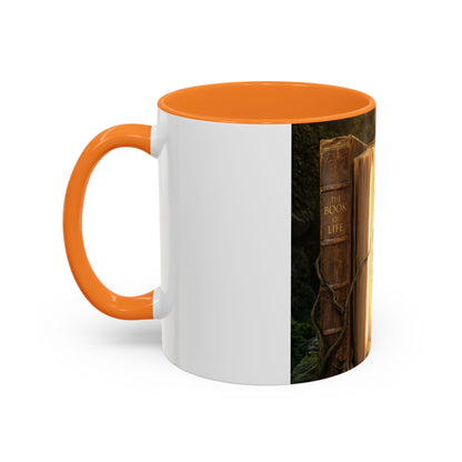 Inspirational Book Quote Mug — "You Can't Get Through the Book of Life if You're Always Stuck on the Same Page" (11oz/15oz)