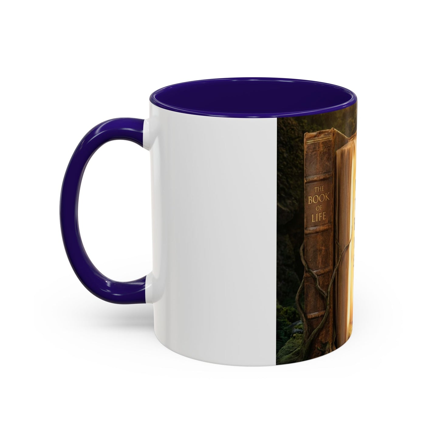 Inspirational Book Quote Mug — "You Can't Get Through the Book of Life if You're Always Stuck on the Same Page" (11oz/15oz)