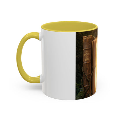 Inspirational Book Quote Mug — "You Can't Get Through the Book of Life if You're Always Stuck on the Same Page" (11oz/15oz)