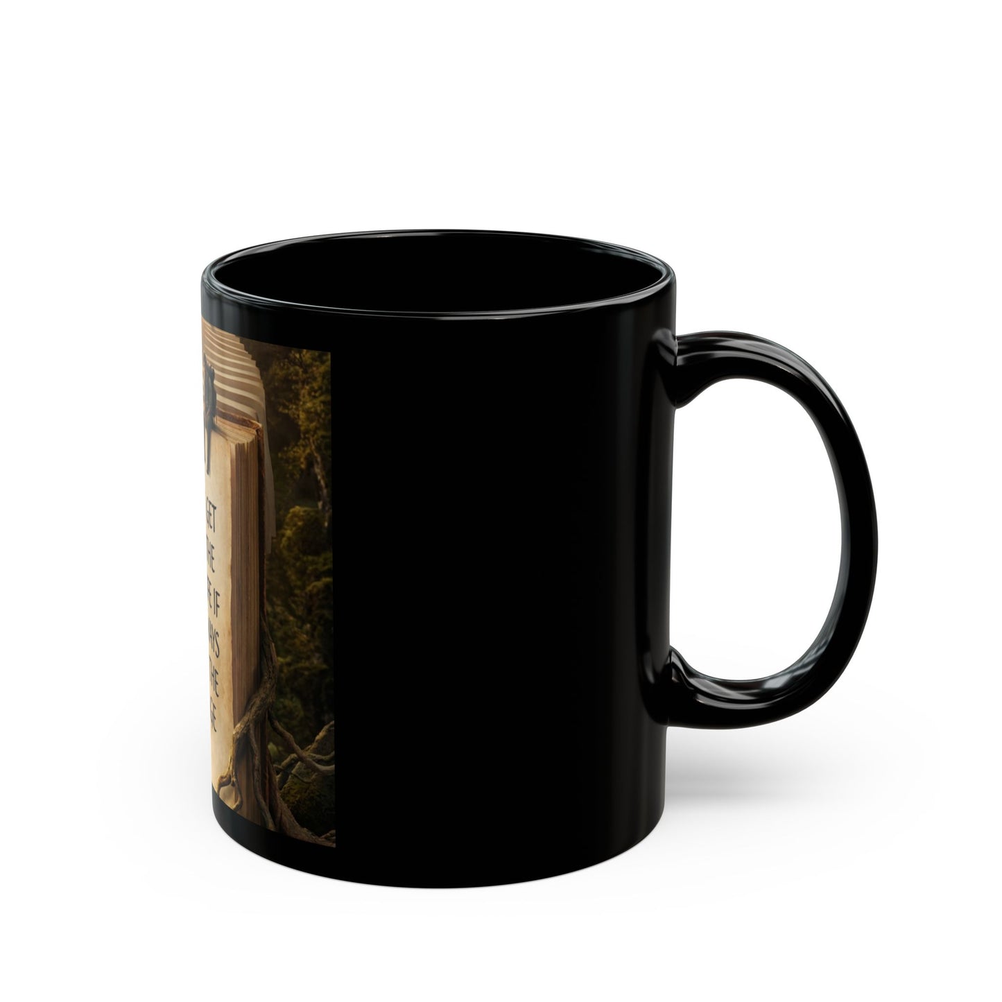 Motivational Book Quote Coffee Mug — "You Can't Get Through the Book of Life..." (11oz/15oz)