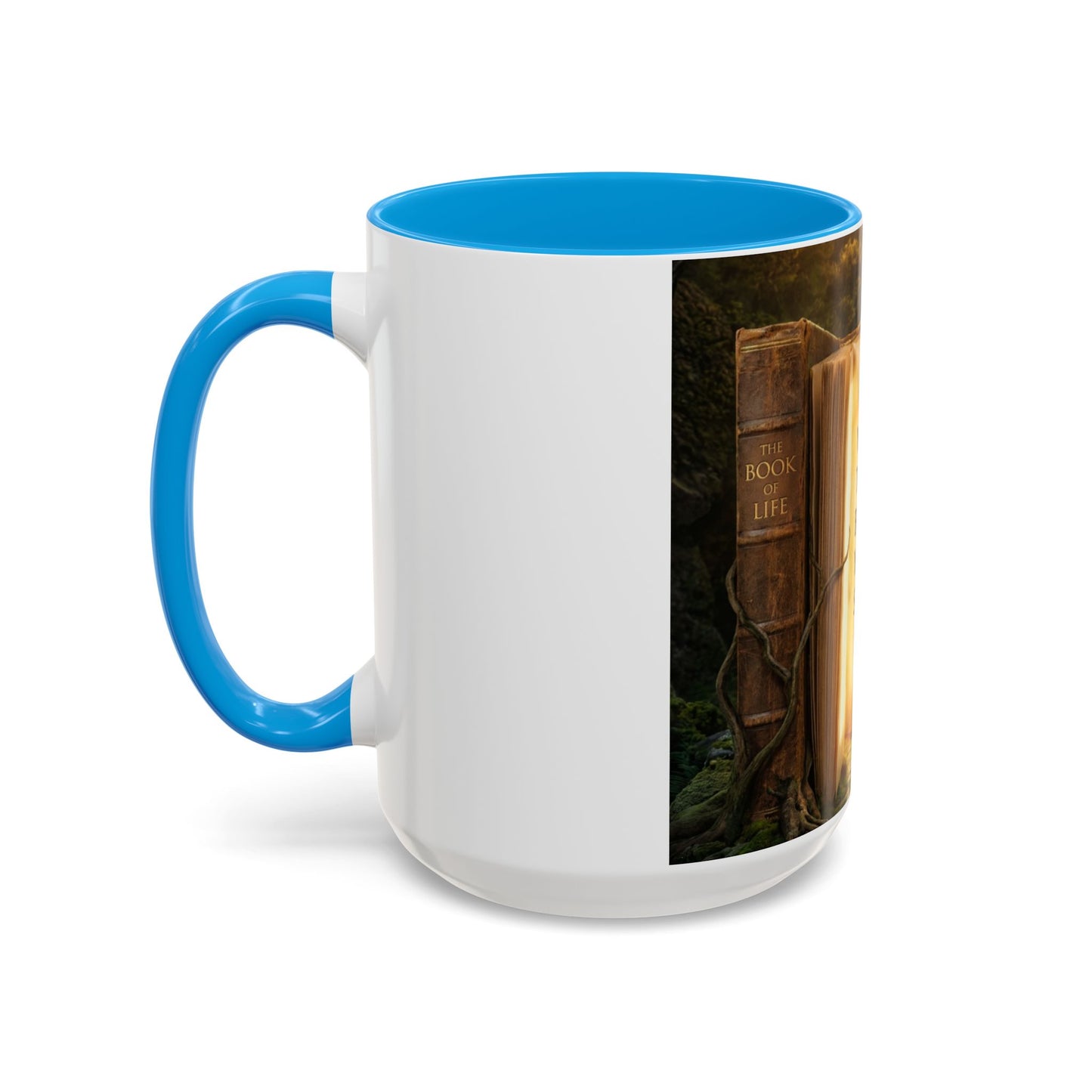 Inspirational Book Quote Mug — "You Can't Get Through the Book of Life if You're Always Stuck on the Same Page" (11oz/15oz)