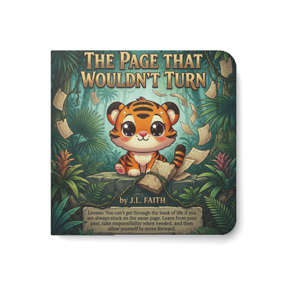 Board Book — The Page That Wouldn't Turn: Toddler Tiger Story about Regret & Second Chances