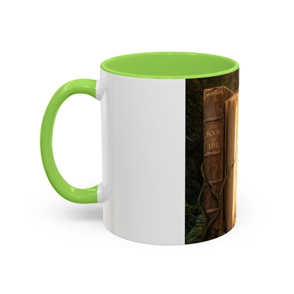 Inspirational Book Quote Mug — "You Can't Get Through the Book of Life if You're Always Stuck on the Same Page" (11oz/15oz)
