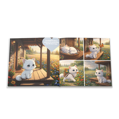 Hardcover Book — "Snowbell: The Space Between Seasons" Children's Book