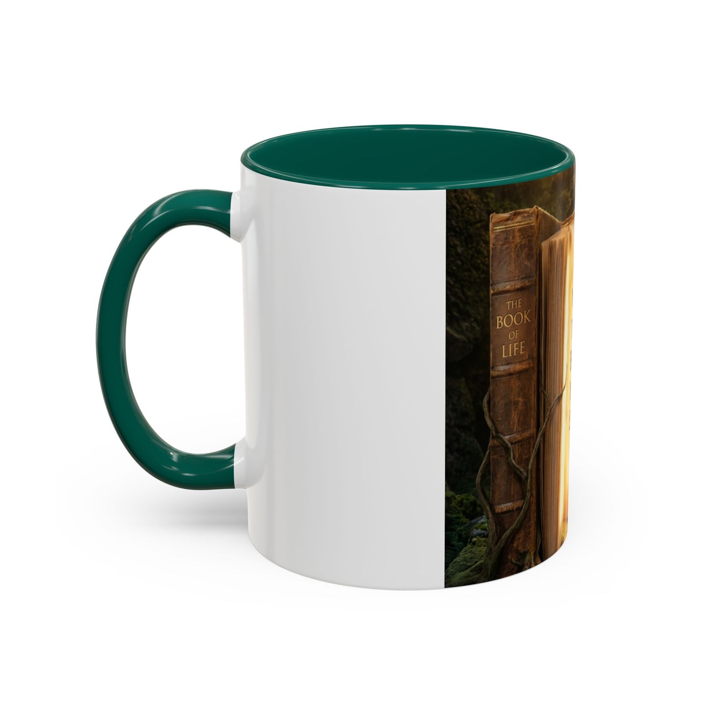Inspirational Book Quote Mug — "You Can't Get Through the Book of Life if You're Always Stuck on the Same Page" (11oz/15oz)