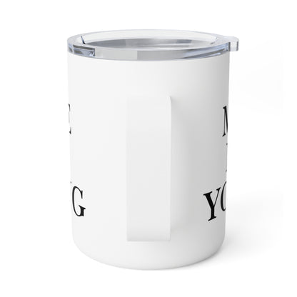 Motivational 10oz Insulated Coffee Mug — “Mistakes Are Proof That You Are Trying”