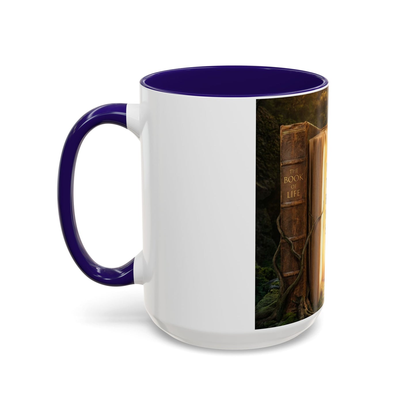 Inspirational Book Quote Mug — "You Can't Get Through the Book of Life if You're Always Stuck on the Same Page" (11oz/15oz)
