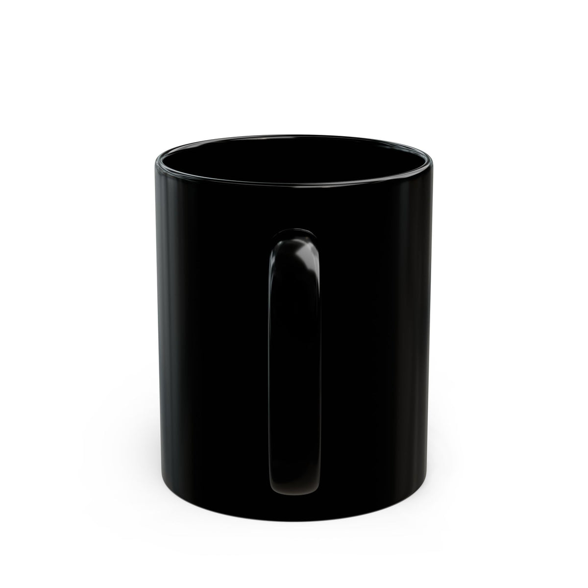 Inspirational Black Mug — “Never Let the Odds…” Floral Quote (11oz/15oz)