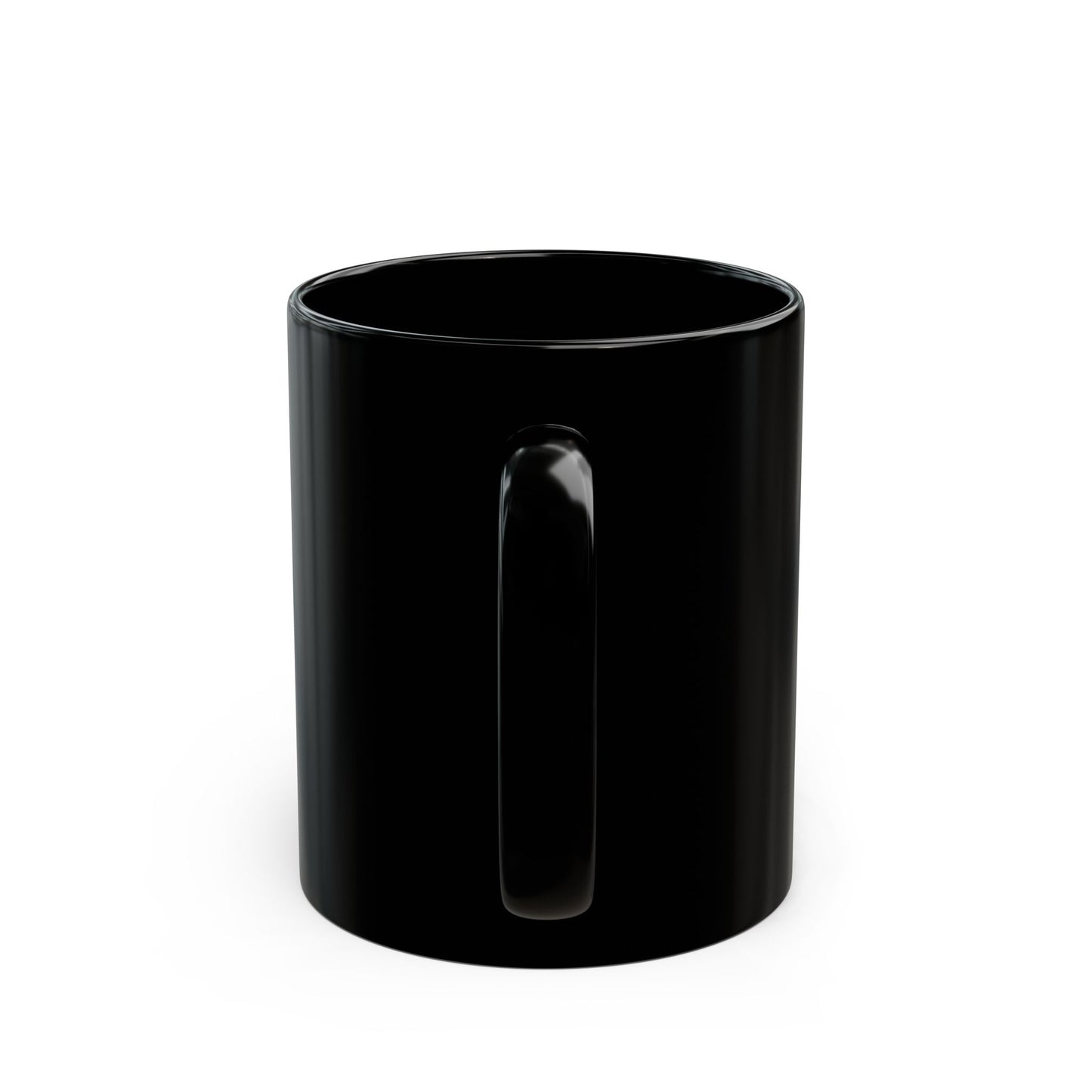 Inspirational Quote Black Mug — Motivational Daily Affirmation Coffee Cup (11oz)