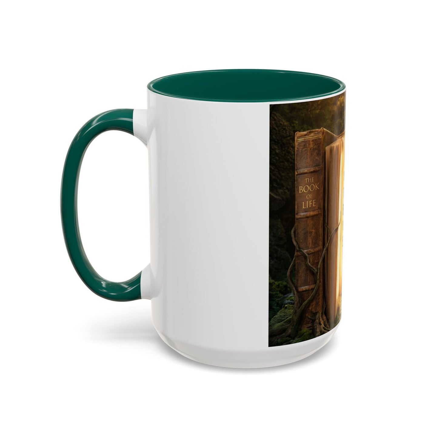 Inspirational Book Quote Mug — "You Can't Get Through the Book of Life if You're Always Stuck on the Same Page" (11oz/15oz)
