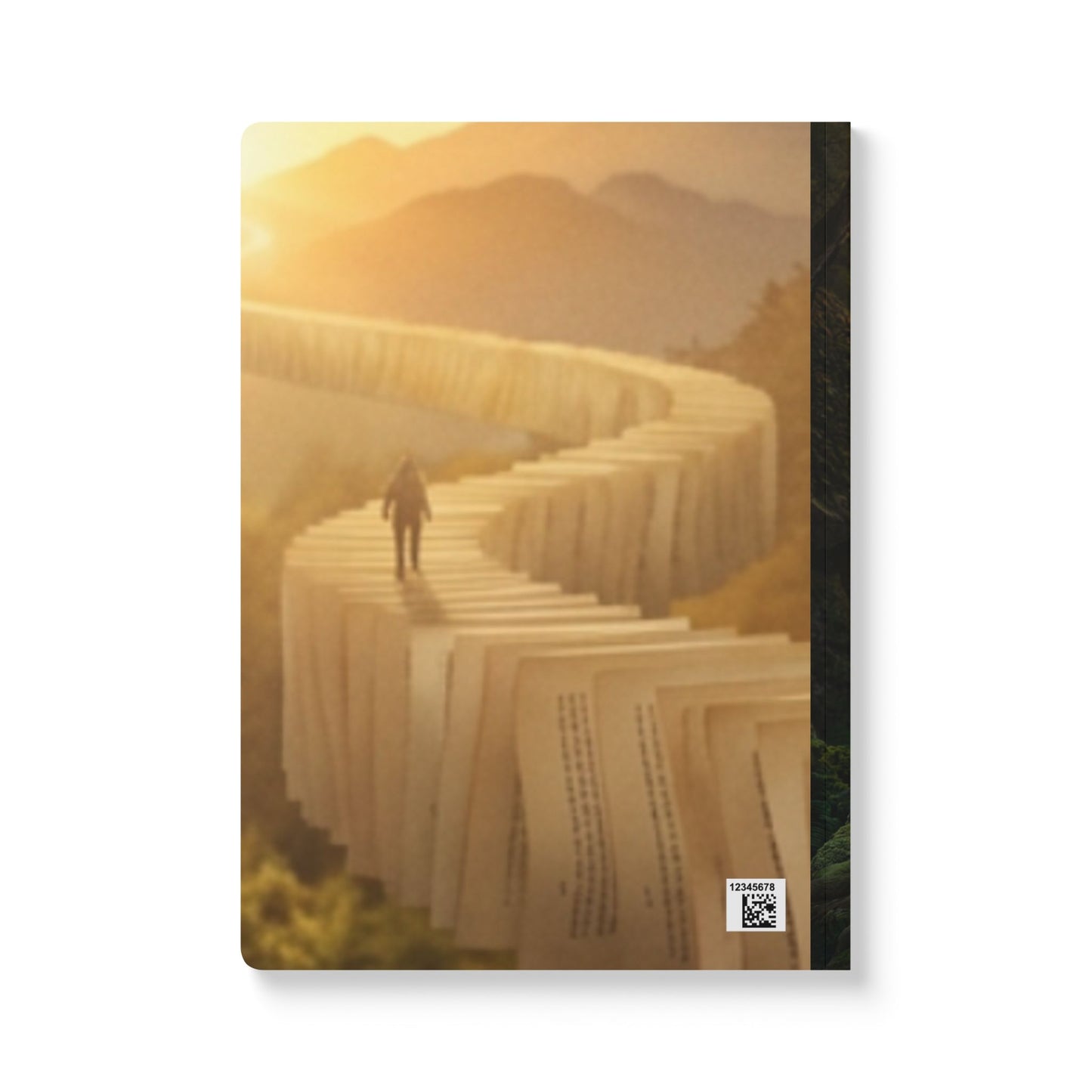 Inspirational Softcover Journal — "You Can't Get Through the Book of Life if You're Always Stuck on the Same Page"