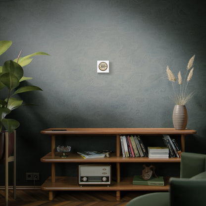 Inspirational Clock Canvas — “The Only Time You Run Out of Chances Is When You Stop Taking Them” Matte Wall Art