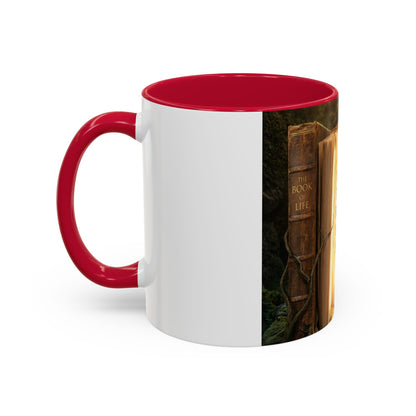 Inspirational Book Quote Mug — "You Can't Get Through the Book of Life if You're Always Stuck on the Same Page" (11oz/15oz)