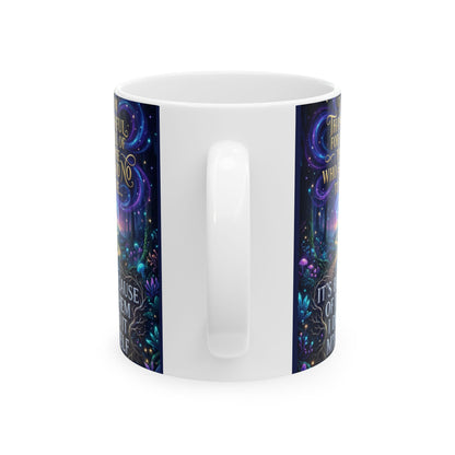 Inspirational Ceramic Mug - "I Am Thankful For All Those Who Said No To Me... I Did It Myself" - Motivational Coffee Cup