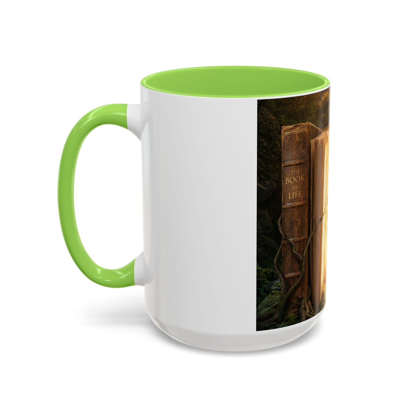 Inspirational Book Quote Mug — "You Can't Get Through the Book of Life if You're Always Stuck on the Same Page" (11oz/15oz)